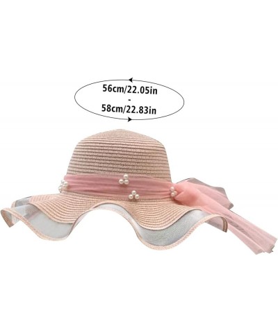 Bucket Hats for Women, Lady Cocktail Tea Party Church Hats Tea Party Wedding Bucket Hat Summer Beach Cap Beige $9.78 Sun Hats