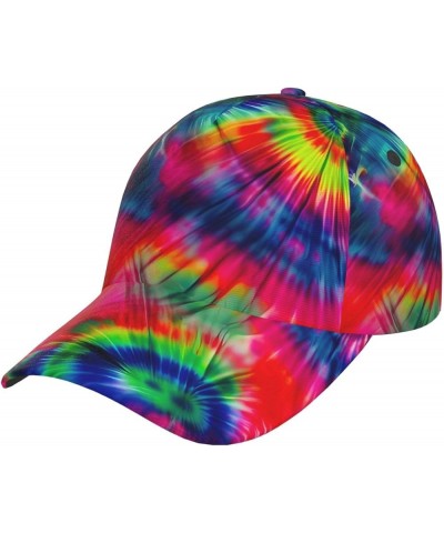 Colorful Floral Skulls Unisex Print Baseball Cap,Stylish Accessory and Outdoor Gear,Versatile Hat for Men and Women Color Tie...