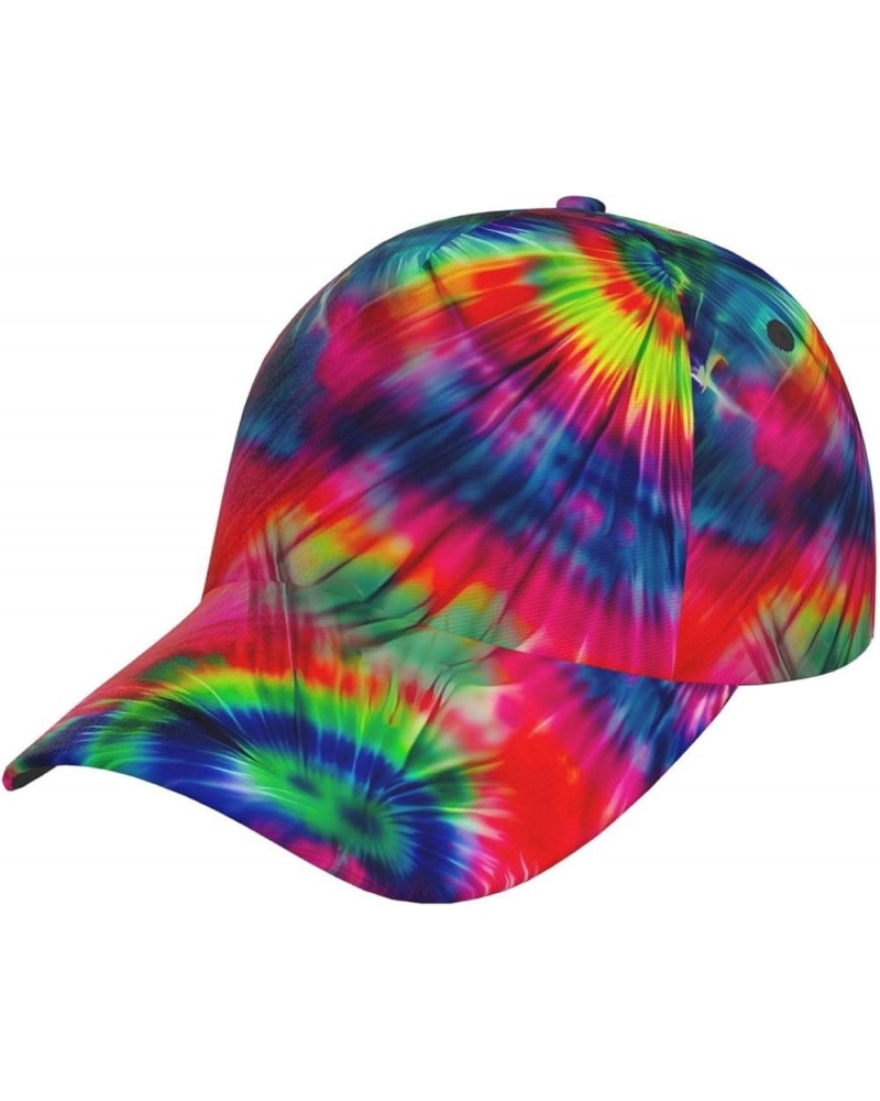 Colorful Floral Skulls Unisex Print Baseball Cap,Stylish Accessory and Outdoor Gear,Versatile Hat for Men and Women Color Tie...