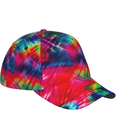 Colorful Floral Skulls Unisex Print Baseball Cap,Stylish Accessory and Outdoor Gear,Versatile Hat for Men and Women Color Tie...