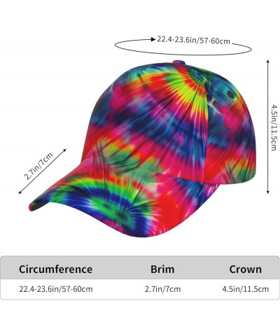 Colorful Floral Skulls Unisex Print Baseball Cap,Stylish Accessory and Outdoor Gear,Versatile Hat for Men and Women Color Tie...