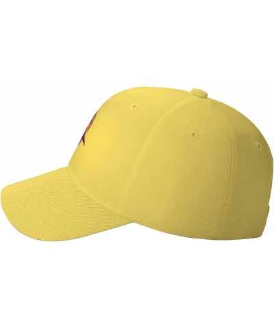 Colorful Sharks Baseball Cap for Men Women Hat Adjustable Truck Driver Baseball Caps Dad Hats Yellow $9.84 Baseball Caps