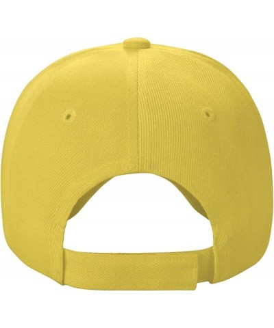 Colorful Sharks Baseball Cap for Men Women Hat Adjustable Truck Driver Baseball Caps Dad Hats Yellow $9.84 Baseball Caps