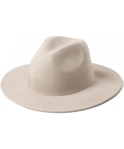 Fedora Hat Wool Jazz Top Hat Casual Felt Jazz Hat Panama Summer Hat 7 $19.78 Fedoras