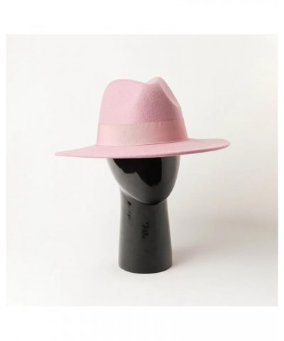 Fedora Hat Wool Jazz Top Hat Casual Felt Jazz Hat Panama Summer Hat 7 $19.78 Fedoras