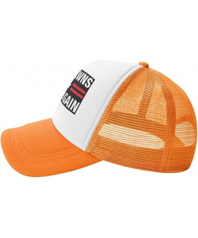 Make Lawns Great Again Baseball Hats for Men Adjustable Gift for Women Trucker Cap Orange $11.07 Baseball Caps