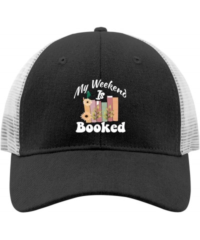 Baseball Hats Book Lover Gym Caps for Mens Running Cap Adjustable Baseball Cap Women Allblack $11.98 Sun Hats