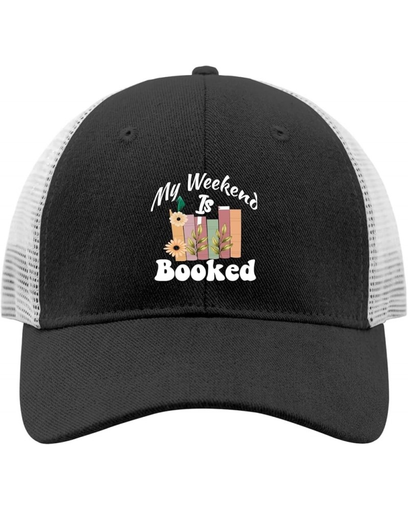 Baseball Hats Book Lover Gym Caps for Mens Running Cap Adjustable Baseball Cap Women Allblack $11.98 Sun Hats