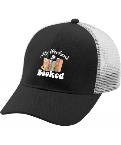 Baseball Hats Book Lover Gym Caps for Mens Running Cap Adjustable Baseball Cap Women Allblack $11.98 Sun Hats