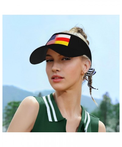 South Ossetia America Flag Oil Painted Sun Defense Adult Protection Visor535 Black $10.07 Visors