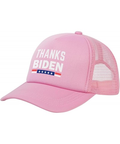 Thanks Joe Bide Mesh Trucker Hat Women Baseball Cap for Men Golf Dad Hat Adjustable Snapback Hat Cowboy Hat Black Pink $11.40...