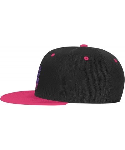 Magical Tiger Baseball Cap for Men Women Snapback Hat Adjustable Flat Bill Hats Pink $11.87 Baseball Caps