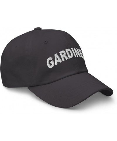 Gardiner New York Hat Gardiner NY Cap Embroidered Dad Hat Adjustable Strap Closure Unisex Dark Grey $18.00 Baseball Caps