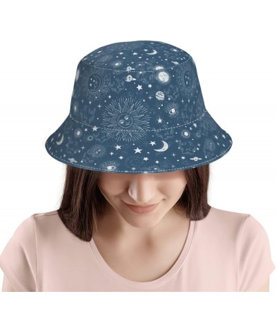 Bucket Hat, Cute Panda Sun Hat Summer Hat Foldable Travel Outdoor Activities Cap Men and Women Moon Sun $11.39 Bucket Hats