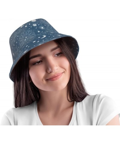 Bucket Hat, Cute Panda Sun Hat Summer Hat Foldable Travel Outdoor Activities Cap Men and Women Moon Sun $11.39 Bucket Hats