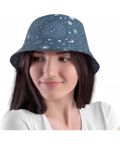 Bucket Hat, Cute Panda Sun Hat Summer Hat Foldable Travel Outdoor Activities Cap Men and Women Moon Sun $11.39 Bucket Hats