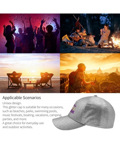 Baseball Cap April Fools Day Happy Aprill Fools White Cowboy hat Kawaii hat Gifts for Men Workout Cap Suitable for Silver Col...