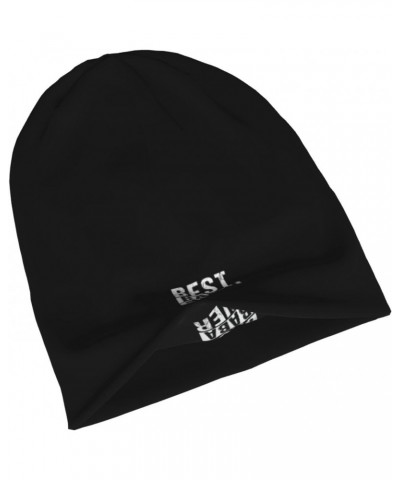 Best Aunt Ever Beanie Hat for Men Women Warm Soft Polyester Knit Skull Cap Unisex Winter Hat Cuffed Beanie Black $10.78 Skull...