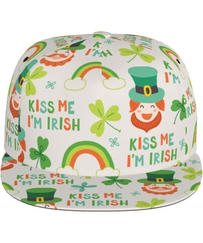 St. Patrick's Day Baseball Cap, Flat Brim Trucker Hat, Buckle Adjustable St. Patrick's Day27 $14.19 Baseball Caps