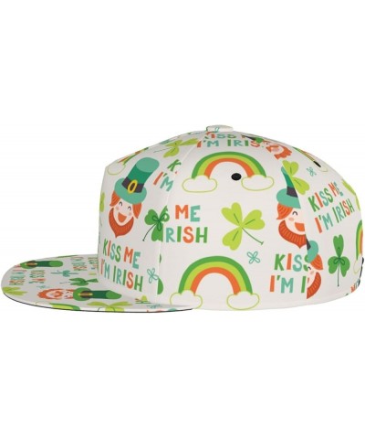 St. Patrick's Day Baseball Cap, Flat Brim Trucker Hat, Buckle Adjustable St. Patrick's Day27 $14.19 Baseball Caps