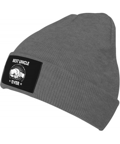 Best Uncle Ever,Warm and Cozy Winter Beanie Hat Perfect for Cold Weather Outdoor Activities Deep Heather $11.39 Skullies & Be...