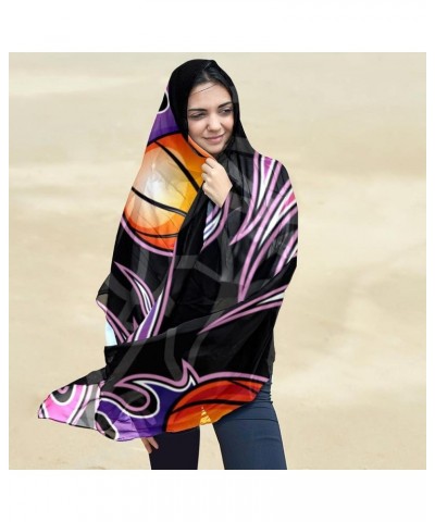 Scarves for Women Lightweight Bridal Wedding Wraps Scarf Beach Sunscreen Shawl Catcus Black Multicolor 4 $12.95 Scarves