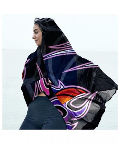 Scarves for Women Lightweight Bridal Wedding Wraps Scarf Beach Sunscreen Shawl Catcus Black Multicolor 4 $12.95 Scarves