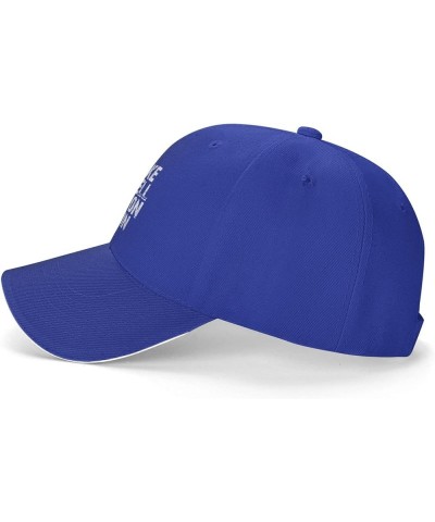 Make Orwell Fiction Again Men's Baseball Hat Original Trucker Cap Adjustable Blue $10.82 Baseball Caps