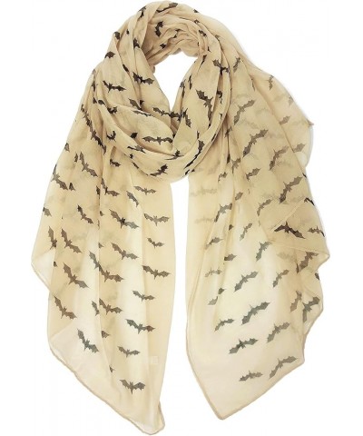 Animal Themed Gift Scarfs for Women Soft Cozy Lightweight Fashion Wrap Shawls Khaki $9.68 Scarves