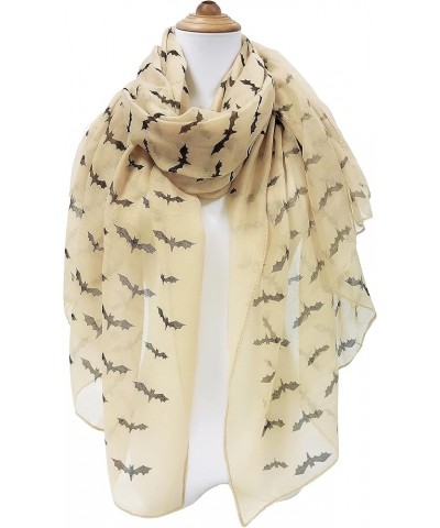 Animal Themed Gift Scarfs for Women Soft Cozy Lightweight Fashion Wrap Shawls Khaki $9.68 Scarves