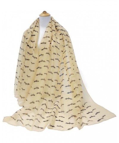 Animal Themed Gift Scarfs for Women Soft Cozy Lightweight Fashion Wrap Shawls Khaki $9.68 Scarves