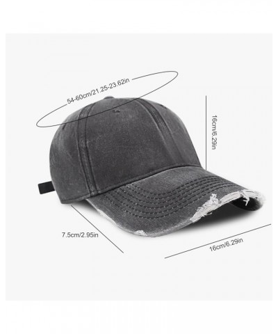 Mens Baseball Cap Washed Packable UV Protection Sun Hats Breathable Moisture Wicking Adjustable Golf Dad Hat Coffee $8.43 Sun...