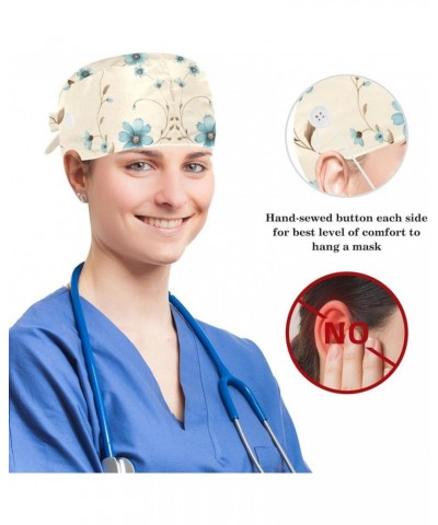 Scrub Caps Women,Scrub Hats Suitable for Women G382b0cvss $8.71 Skullies & Beanies