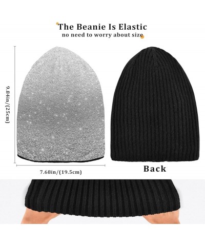 Cuffed Beanie Hat, Unisex Soft Fleece Stretchy Knit Cap, Winter Slouchy Hat 9.84 x 7.68" Multi 8 $14.15 Skullies & Beanies