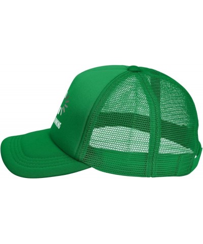 I'm Thinking Trucker Hat Men Mesh Baseball Cap Women Dad Hat Sun Hat Adjustable Ponytail Hat Black Green $9.65 Baseball Caps