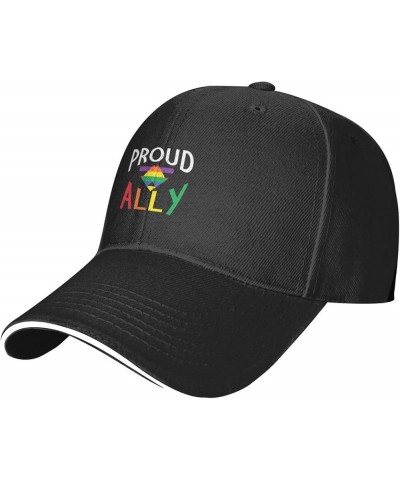 Pride Month LGBTQ Gay Pride Ally Baseball Cap Fashion Man's Woman Trucker Hat Washable Adjustable Trucker Hat Black $13.48 Ba...