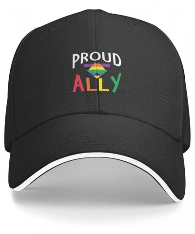 Pride Month LGBTQ Gay Pride Ally Baseball Cap Fashion Man's Woman Trucker Hat Washable Adjustable Trucker Hat Black $13.48 Ba...