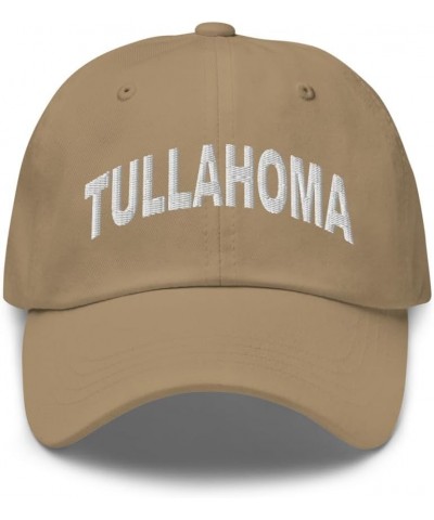 Tullahoma Tennessee Hat Tullahoma TN Cap Embroidered Adjustable Dad Hat Unisex Khaki $17.20 Baseball Caps