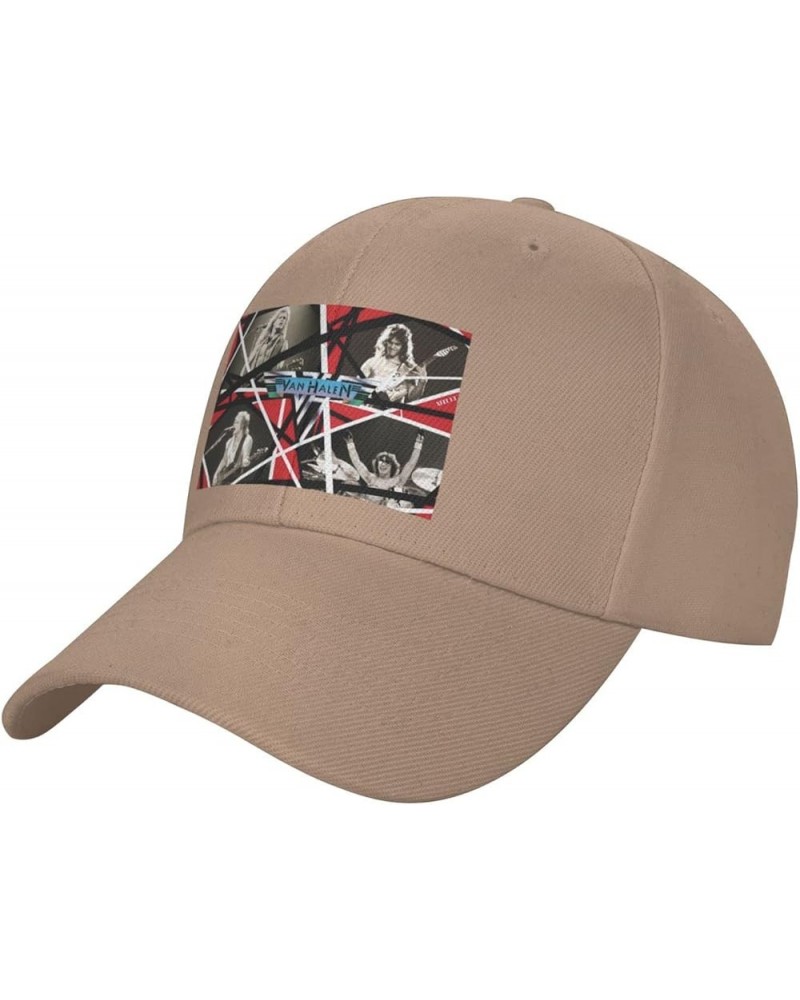 Baseball Cap for Van.1986 Halen Hat Woman's Rock Cap Polo Style Hat Adjustable Outdoor Unisex Cap Natural $17.81 Baseball Caps