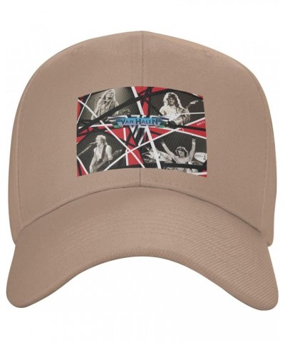 Baseball Cap for Van.1986 Halen Hat Woman's Rock Cap Polo Style Hat Adjustable Outdoor Unisex Cap Natural $17.81 Baseball Caps