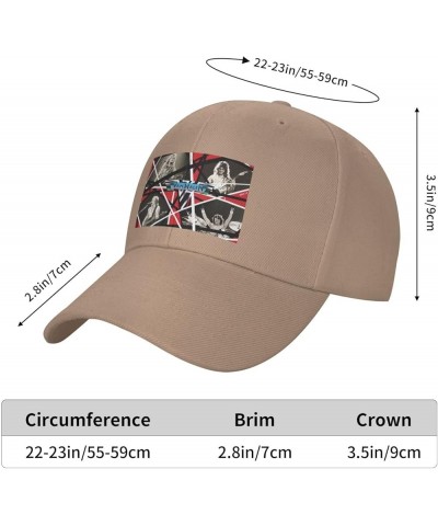 Baseball Cap for Van.1986 Halen Hat Woman's Rock Cap Polo Style Hat Adjustable Outdoor Unisex Cap Natural $17.81 Baseball Caps