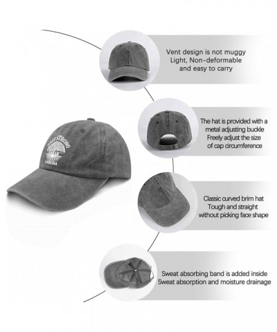 Lahaina Maui Strong Hawaii Golf Hat Men Cap Pigment Black Golf Hats Men Gifts for Dad Cool Hats Pigment Gray $11.20 Sun Hats