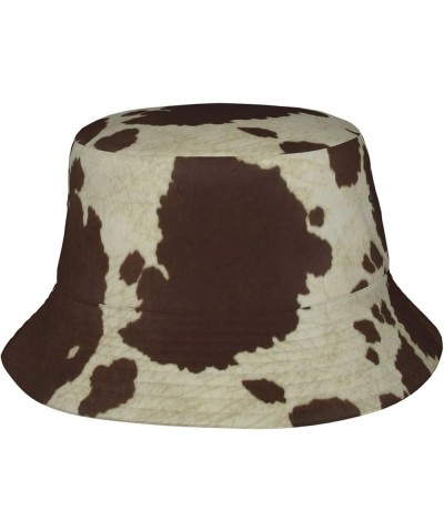 Bucket Hat Packable Fishing Sun Cap Summer Fisherman Hats for Women Men Teens Cow Print Pattern Bucket Hat $12.87 Bucket Hats