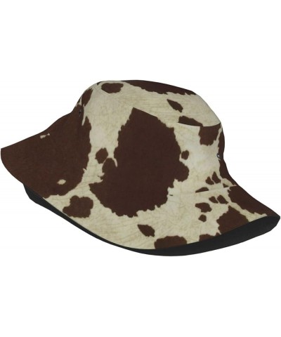 Bucket Hat Packable Fishing Sun Cap Summer Fisherman Hats for Women Men Teens Cow Print Pattern Bucket Hat $12.87 Bucket Hats