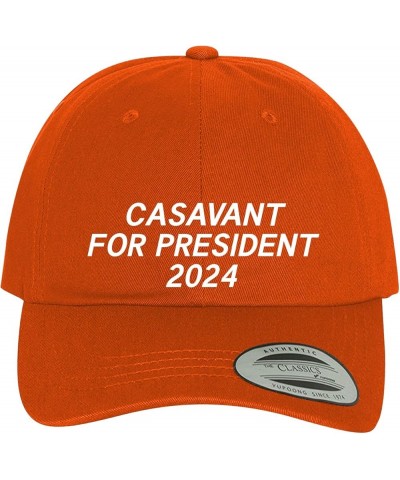 Casavant for President 2024 - Comfortable Dad Hat Baseball Cap Orange $21.04 Baseball Caps