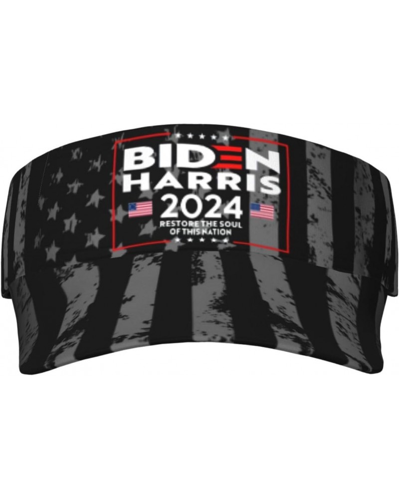 Biden Harris 47 th President USA America 2024 Election Visor Cap Sports Empty Top Hats Adjustable Sun Tennis Caps for Men Wom...