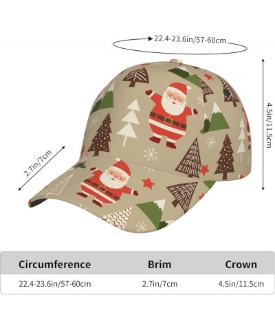 Merry Christmas Baseball Cap Men Women - Classic Adjustable Plain Hat Merry Christmas22 $11.01 Baseball Caps