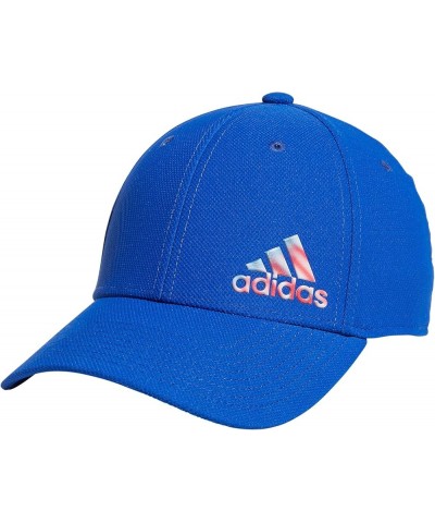 Men's Release 3 Structured Stretch Fit Cap Team Royal Blue/White $15.43 Baseball Caps