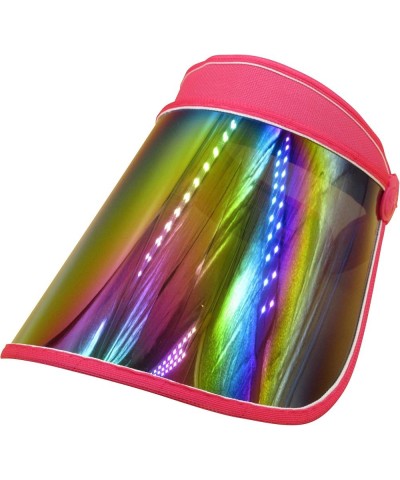 Plastic Sun Visor UV Protection Hat Cap Pink $6.26 Visors