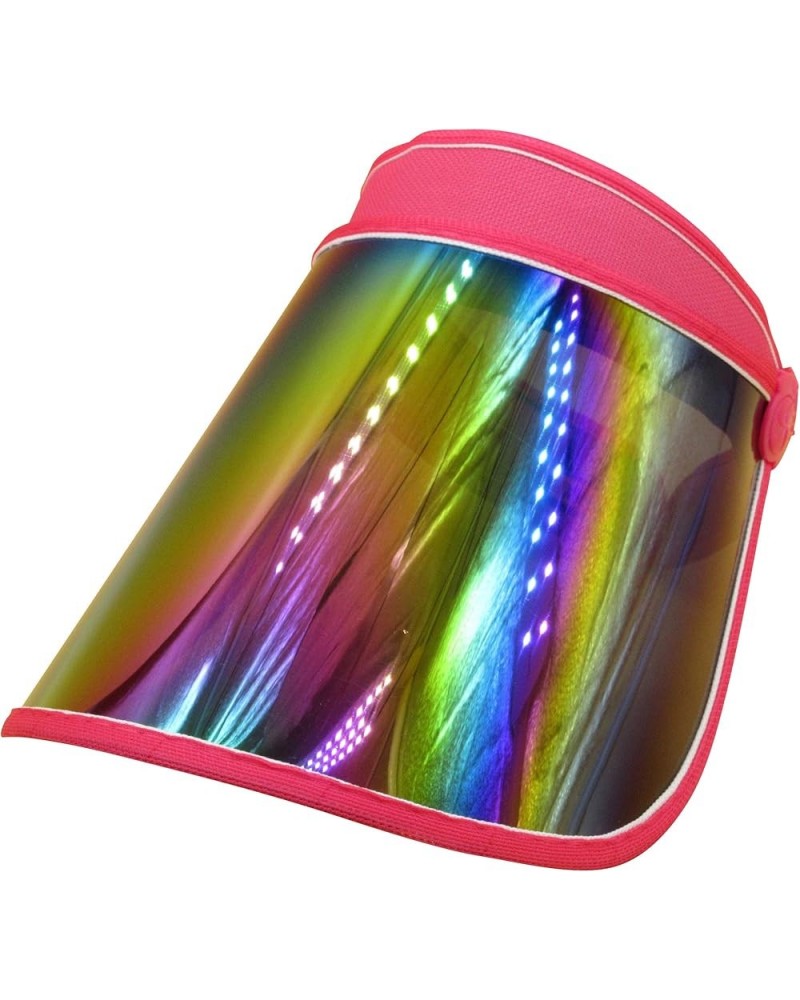 Plastic Sun Visor UV Protection Hat Cap Pink $6.26 Visors